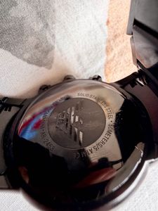 Emporio Armani Black Chronograph Watch