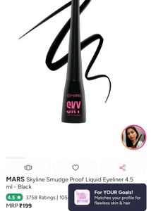 MARS Skyliner Liquid Matte Eyeliner for Women