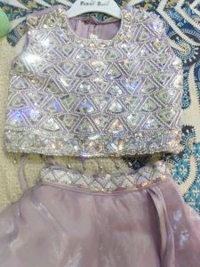 Girls crop top and skirt...party wear