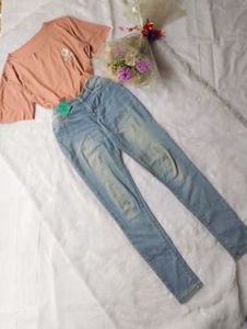 💕Cute Jeans & Top Set💕