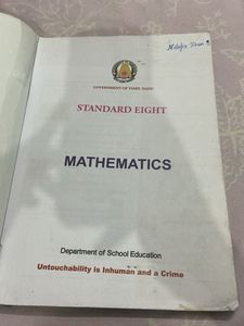 Mathematics Textbook - Grade 8