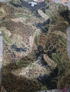 Unique Camouflage Print Top