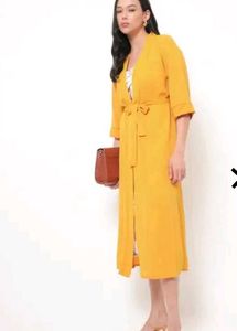 Elegant Yellow Robe