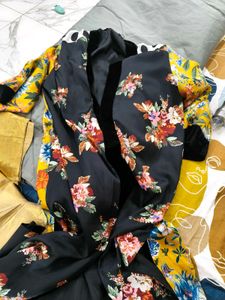 zara brand never used Floral Print Kimono Robe