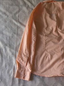 Peach Button-Up Shirt