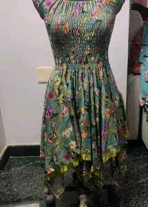 Floral Smocked Dress