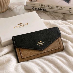COACH*FLAP WALLET12A QUALITY  WD BOX