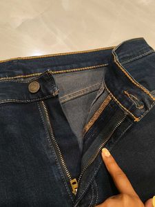 Men's Dark Wash Straight Fit Jeans