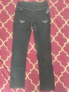 Stylish Black Denim Jeans