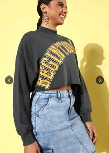 Crop sweatshirt