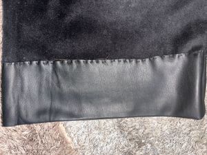 Zara Faux Leather wide-leg Pants