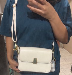 White Shoulder Bag/sling Bag
