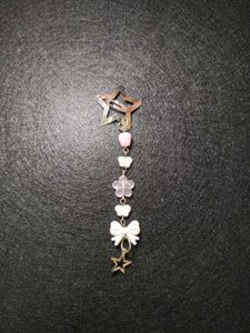 Star Charm Hair Clip with Beads
