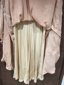 New Gown Peach cold shoulder