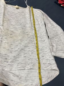 Grey Long Sleeve Top