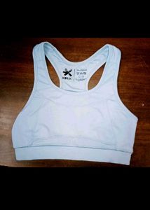Light Blue HRX Sports Bra with free pads