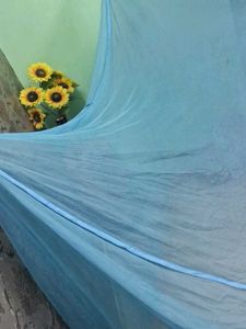 Blue Mosquito Net for Bed