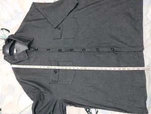 Men's Short Sleeve Denim Shirt