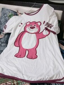 Cute Bear  night t-shirt