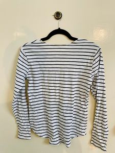 Black White Strip Tshirt