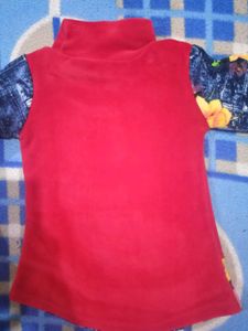 Warm Velvet Dress For Kids