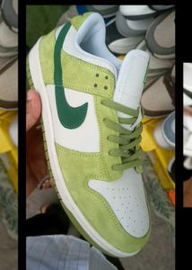 Lime Green & White Nike Dunks 6-10 sizes available