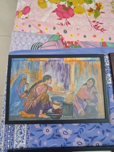 Hand Painting of Village Women