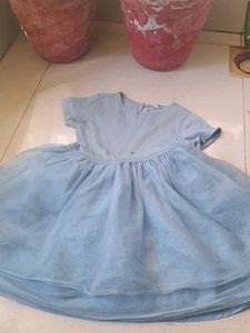 Blue Tulle Dress for Girls