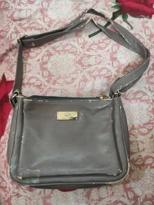 Gray Crossbody Shoulder Bag