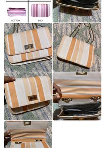 Black Chain Detail Crossbody Bag