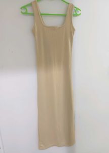 Sleeveless Ribbed Midi Dress