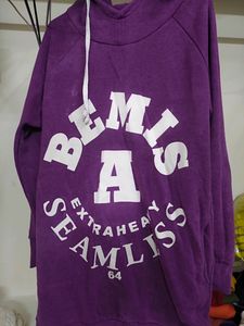 XL size Hoodie Purplish Pink
