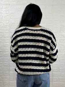 Striped Knit Sweater
