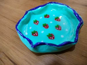 Cute Strawberry Trinket Dish