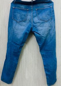 H&amp;M Straight Blue Denim Jeans