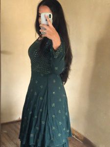 Kurti &amp; Skirt Set With Dupatta