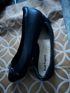 Stylish Black Hush Puppies Ballet Flats