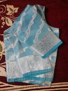 Organza Saree With Blouse