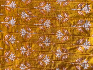 Mustard turmeric orange short kurta