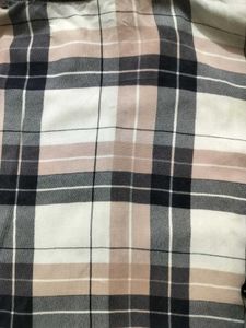multicolored check shirt