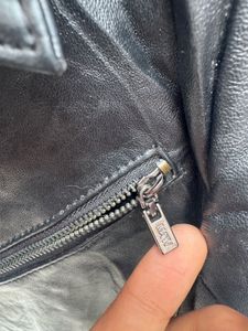 Black Leather Moto Jacket
