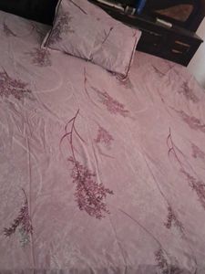 pure cotton Floral Printed Bedsheet Set