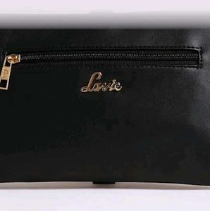 Stylish Black Clutch Bag with Chain