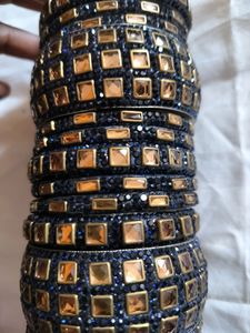 Hydrabadi Chuda Navy Blue