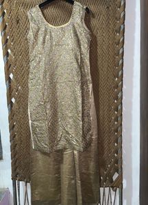Stunning Sequined Kurta Set with Palazzo Pants