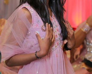 Pink Embroidered Kurta Set with Dupatta