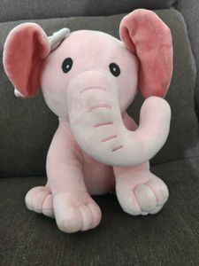 Cute Pink Elephant Plush Toy