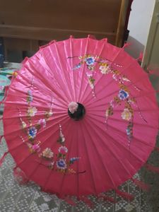 Silk Cloth Hand Painted Umbrella