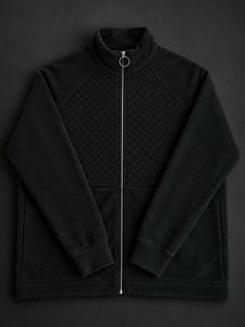 Shein Men's Quilted Zip-Up Jacket