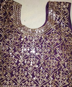 Embellished Purple Lehenga Choli Set